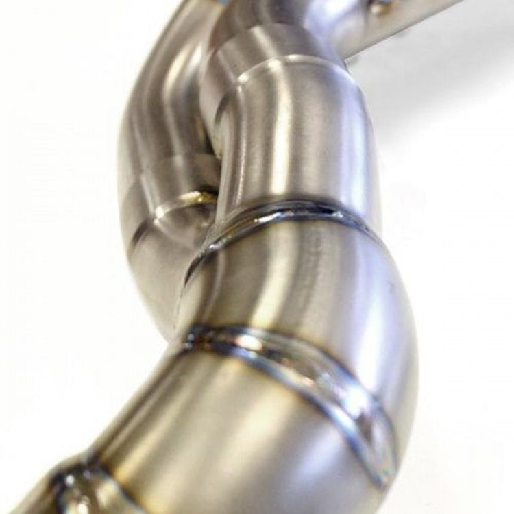 Unit Garage Exhaust High Pipe Titanium with Visible Welds 1:2:1for BMW R Nine T Scrambler